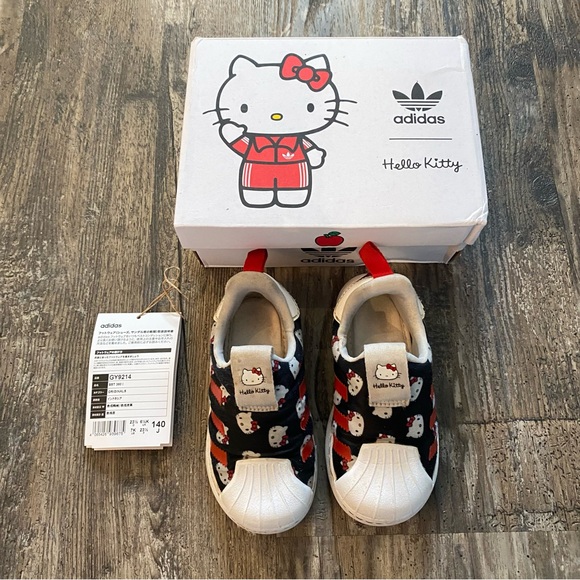 adidas Other - Adidas Hello Kitty Superstar 360 Shoes-Toddler (GY9214) SST360I 7K